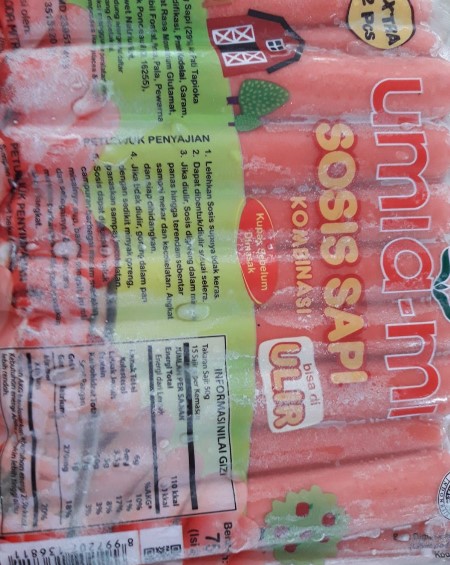 Umiami Sosis Sapi Ulir 750