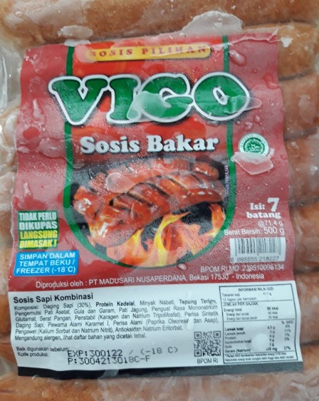Vigo Sosis Bakar Jumbo 500